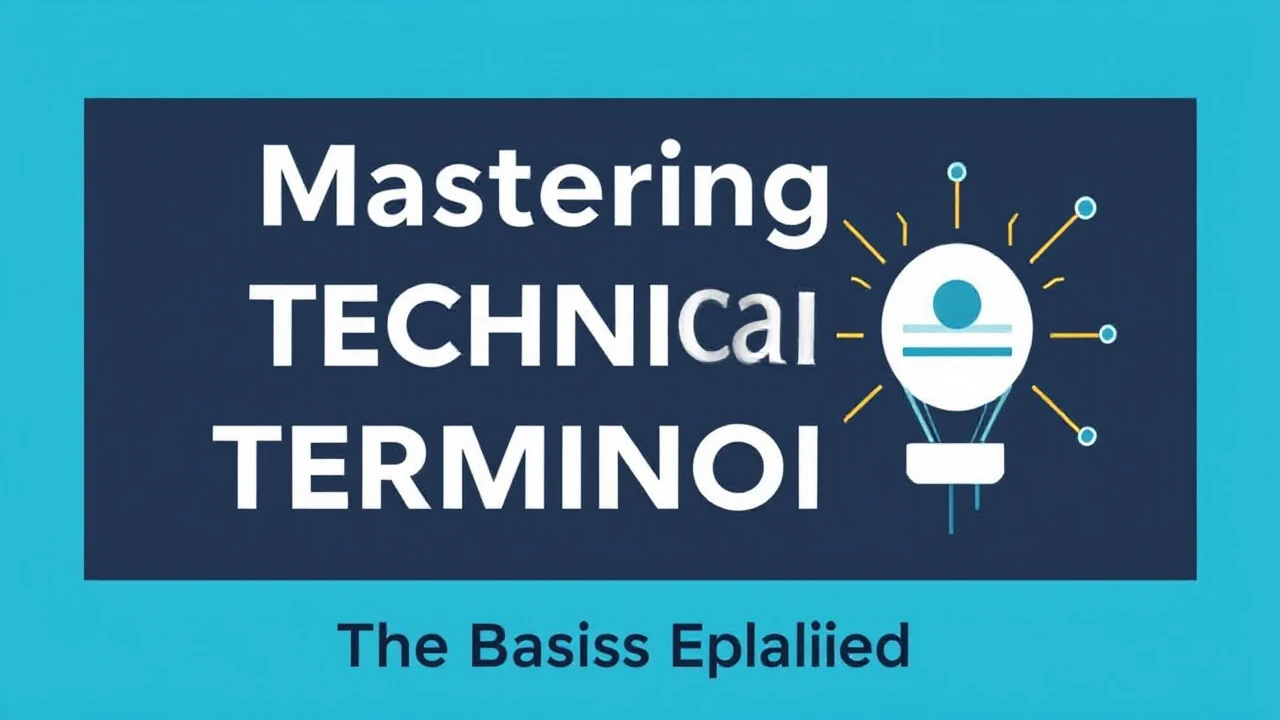 Mastering Technical Terminology: The Basics Explained