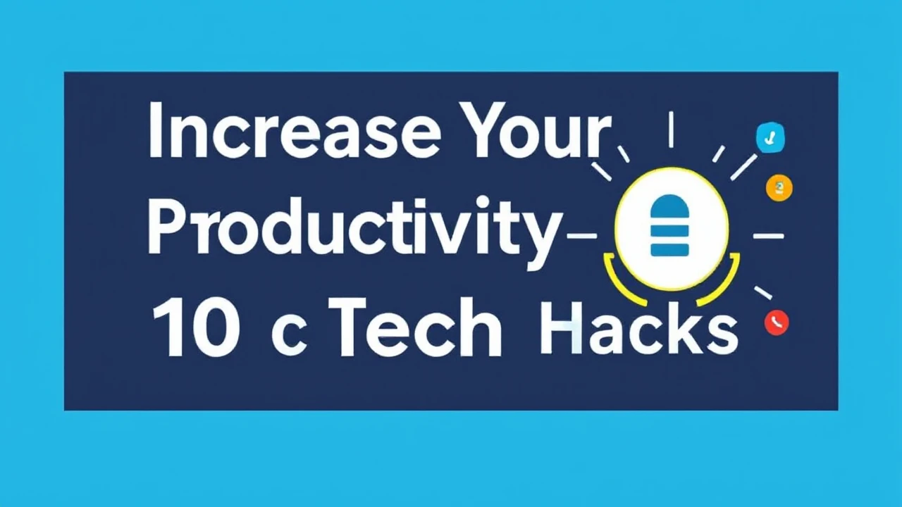 Increase Your Productivity with These 10 Tech Hacks