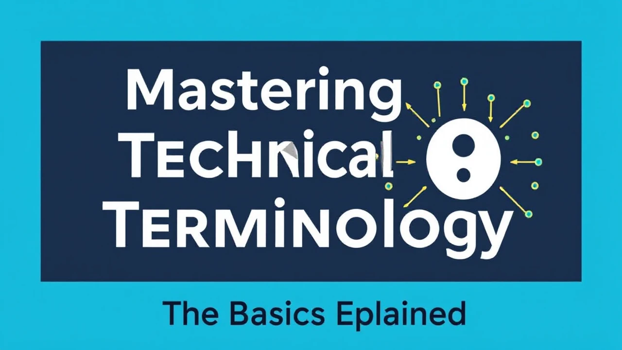Mastering Technical Terminology: The Basics Explained