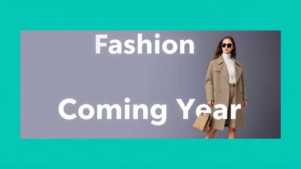 The Fashion Trends to Look Forward to in the Coming Year