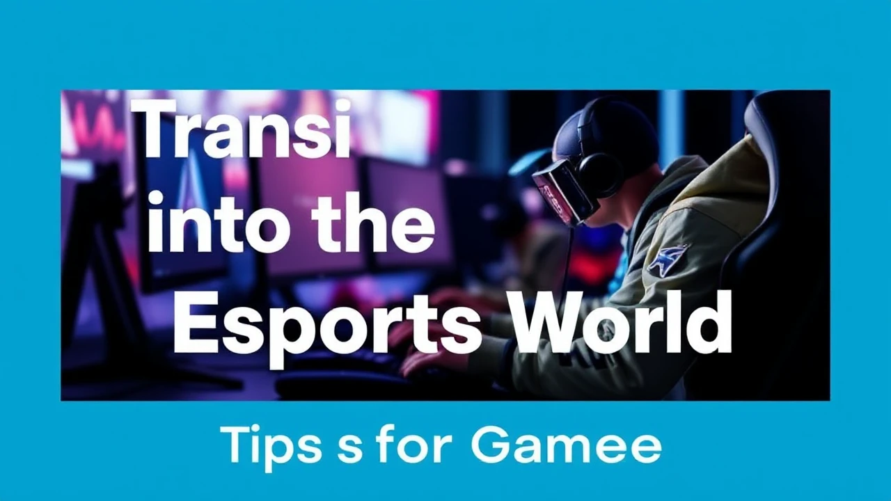Transitioning into the Esports World: Tips for Gamers