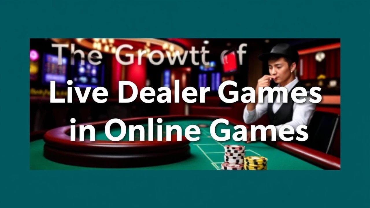 The Growth of Live Dealer Games in Online Casinos