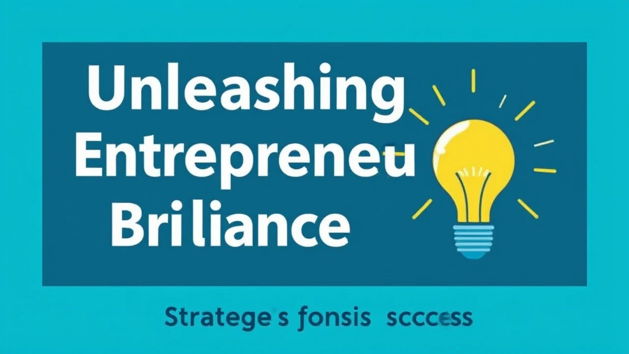 Unleashing Entrepreneurial Brilliance: Strategies for Business Success