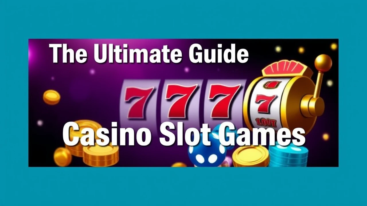 The Ultimate Guide to Casino Slot Games: Strategies for Success