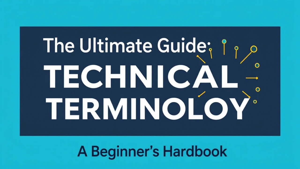 The Ultimate Guide Technical Terminology: A Beginner's Handbook