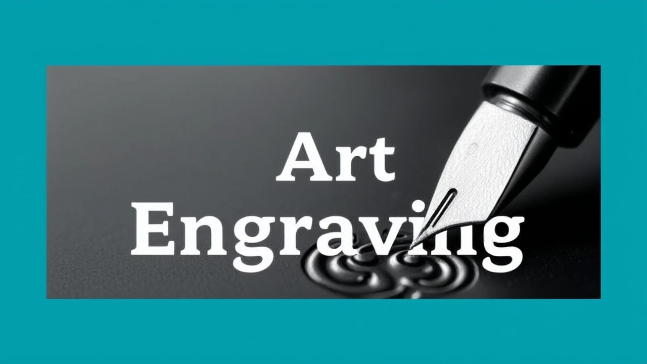 Mastering the Art of Engraving: A Beginner's Guide to Crafting Works of Art