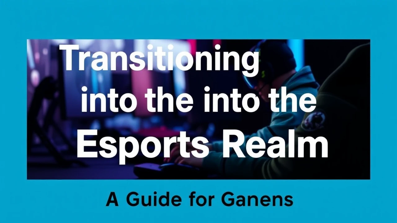 Transitioning into the Esports Realm: A Guide for Gamers