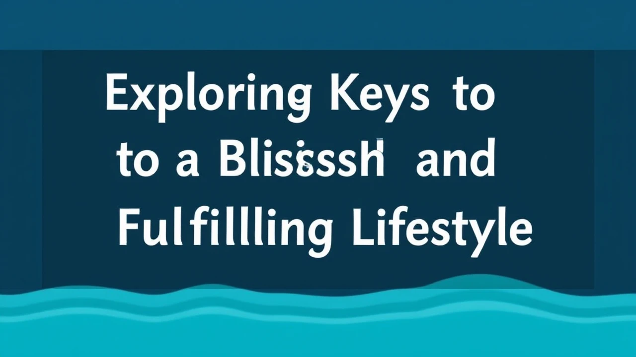 Exploring the Keys to a Blissful and Fulfilling Lifestyle