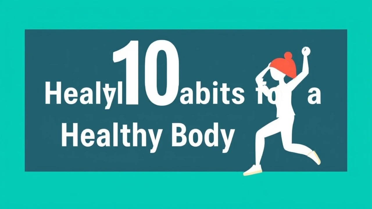 Key 10 Healthy Habits for a Healthy Body and Mind