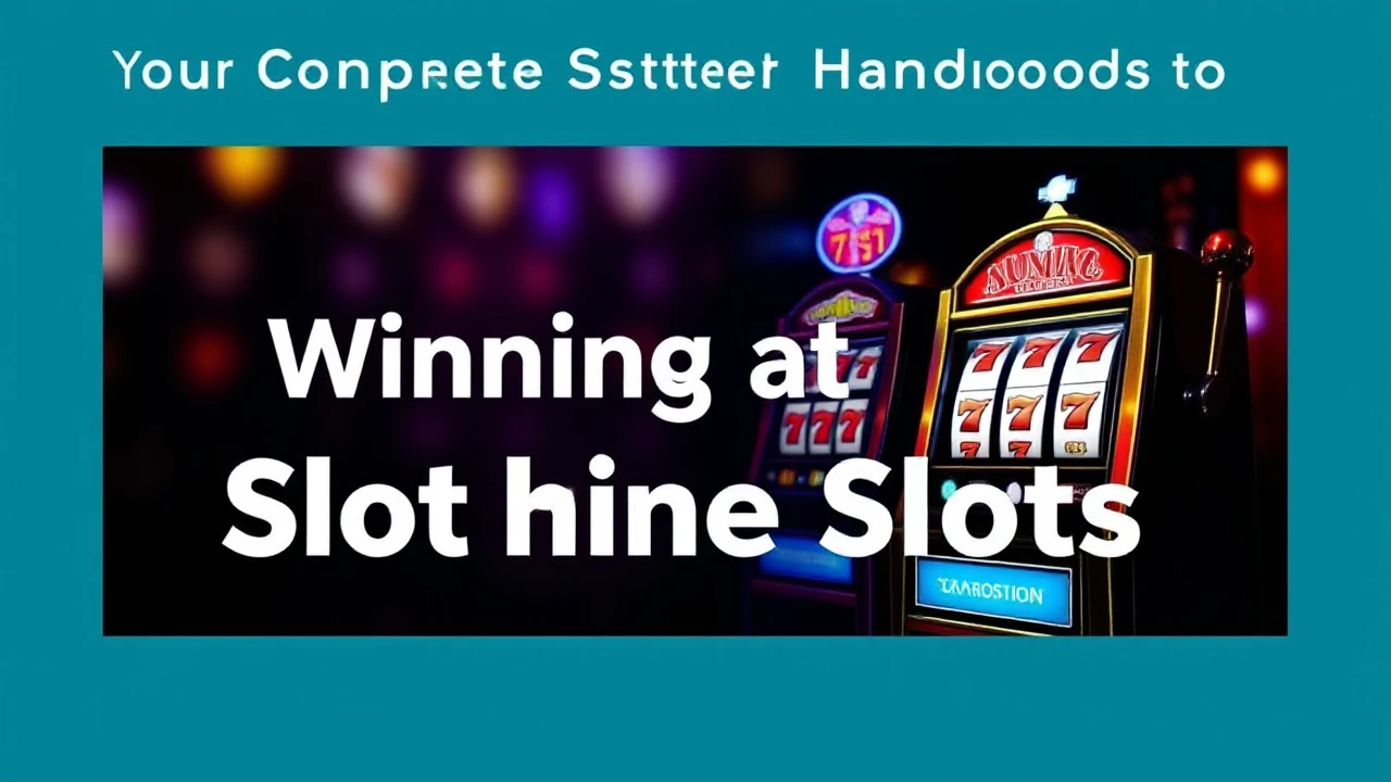 Your Complete Starter Handbook to Winning at Slot Machine Slots
