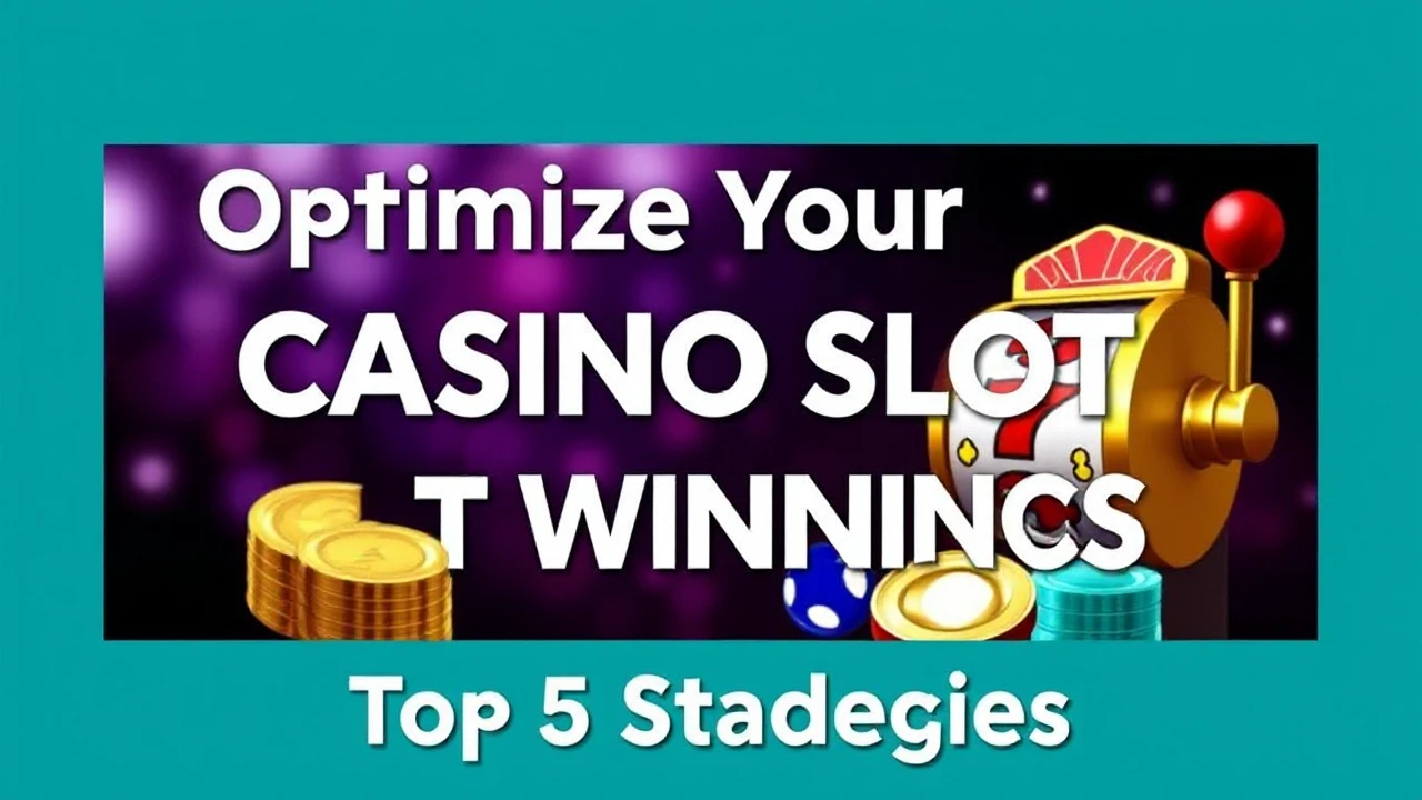 Optimize Your Casino Slot Winnings: Top 5 Strategies