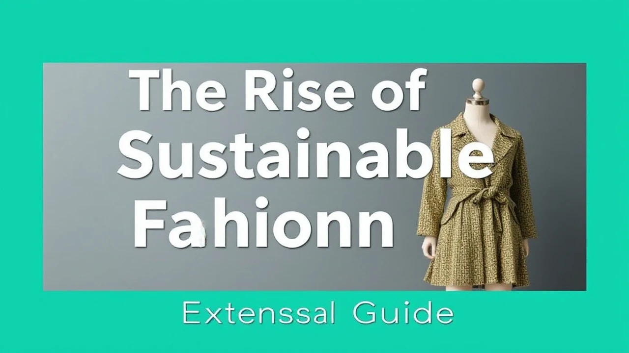 The Rise of Sustainable Fashion: An Extensive Guide