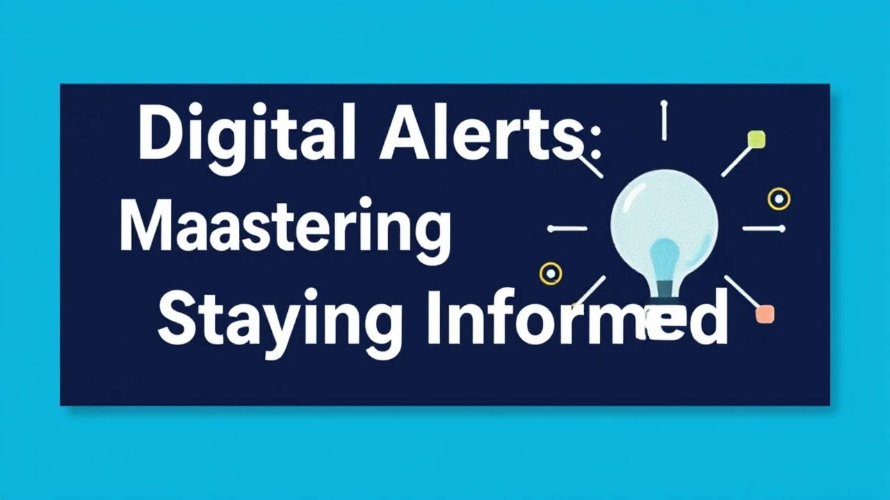 Digital Alerts: Mastering the Art of Staying Informed