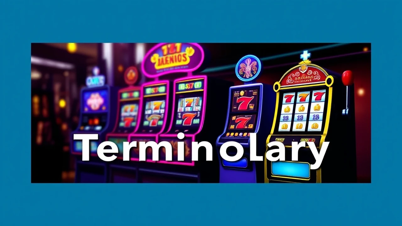 Novice's Guide to Internet-Based Casino Machine Terminology