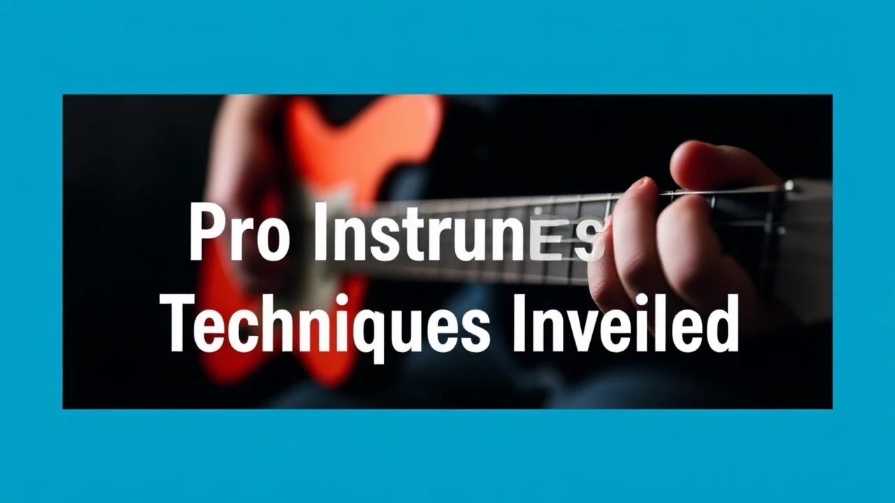Unlock Your Potential: Pro Instrument Techniques Unveiled