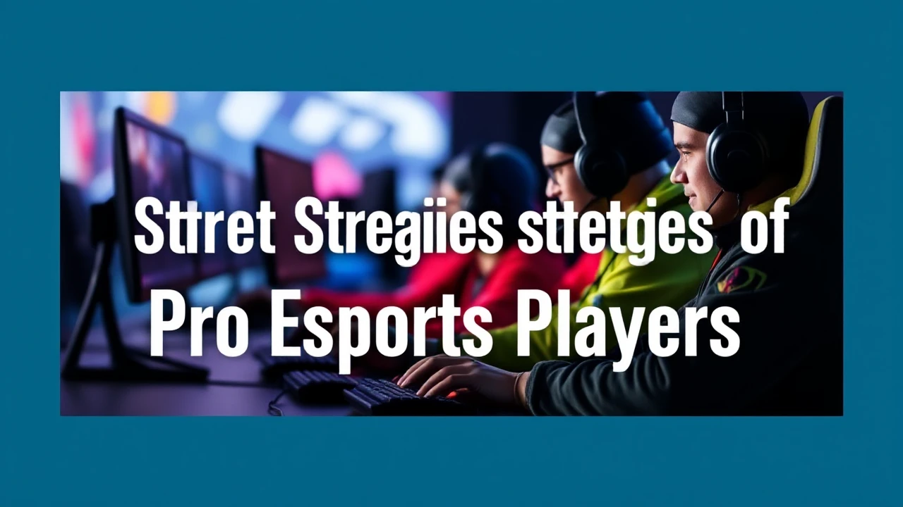 Revealing the Secret Strategies of Pro Esports Players