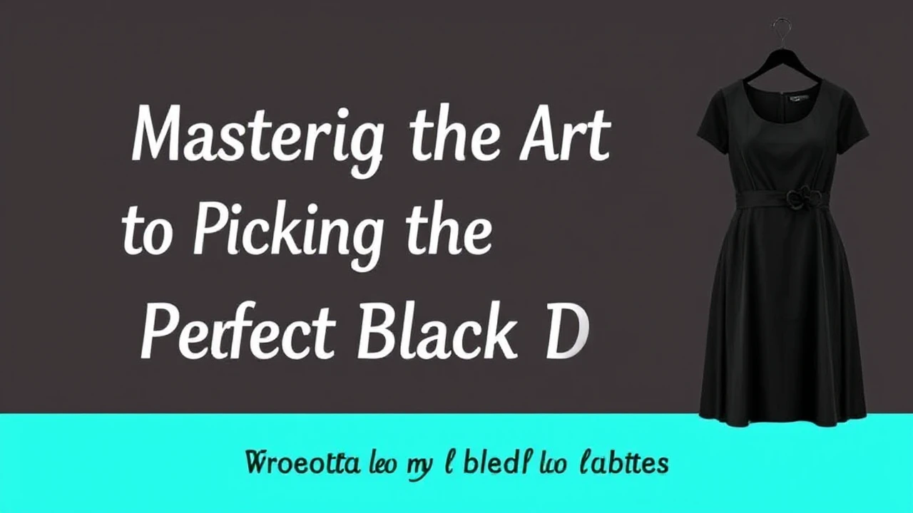 Mastering the Art of Picking the Perfect Little Black Dress