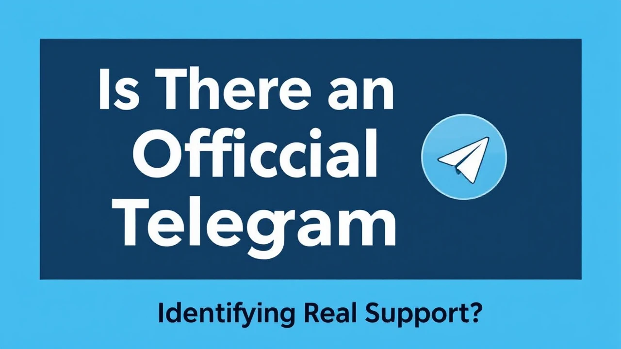 Is There an Official Telegram Channel? Identifying Real Support