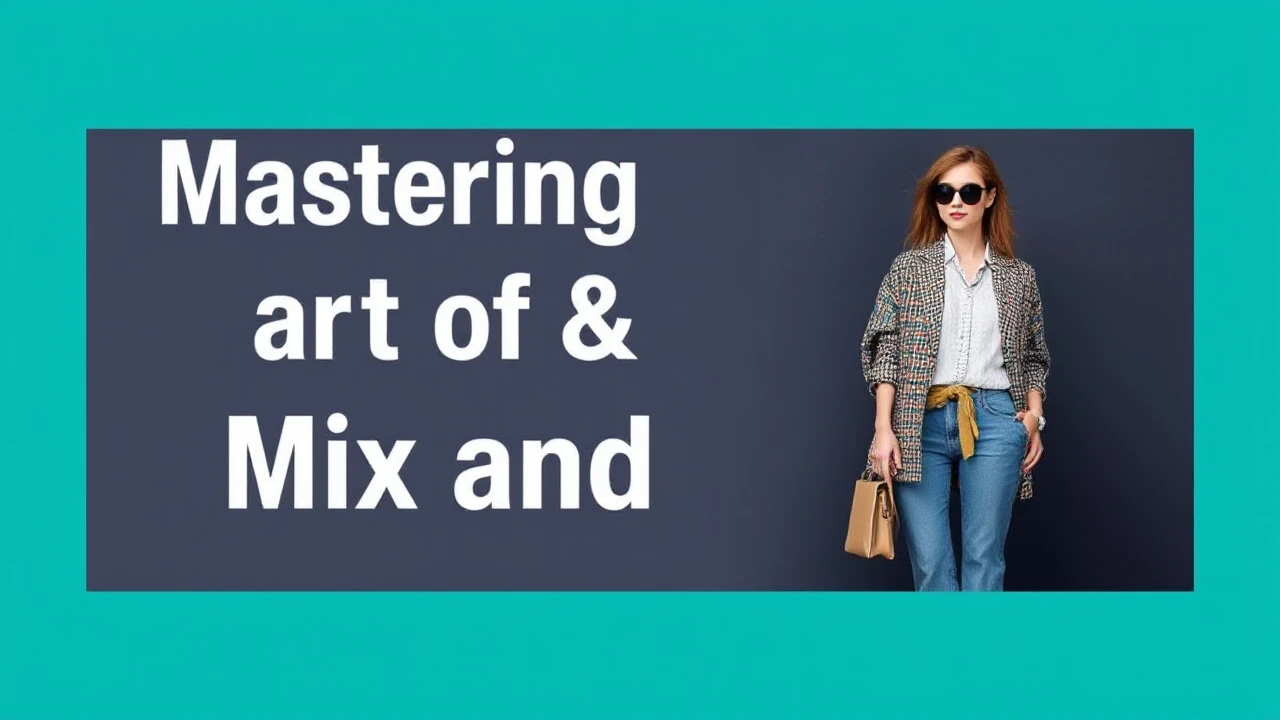 Mastering the Art of Mix and Match in Fashion: Tips to Enhance Your Style