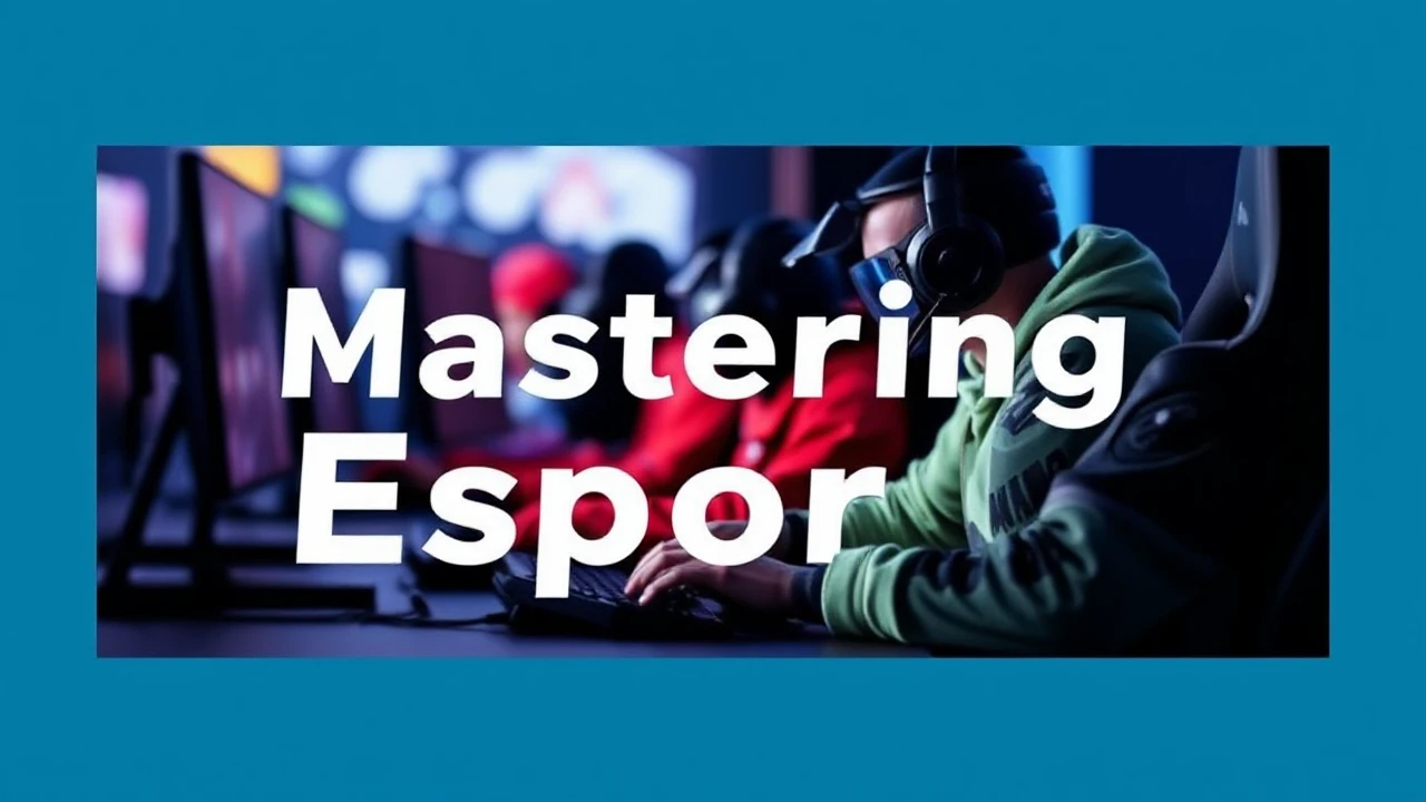 Mastering Esports: A Beginner's Introduction to Professional Gaming