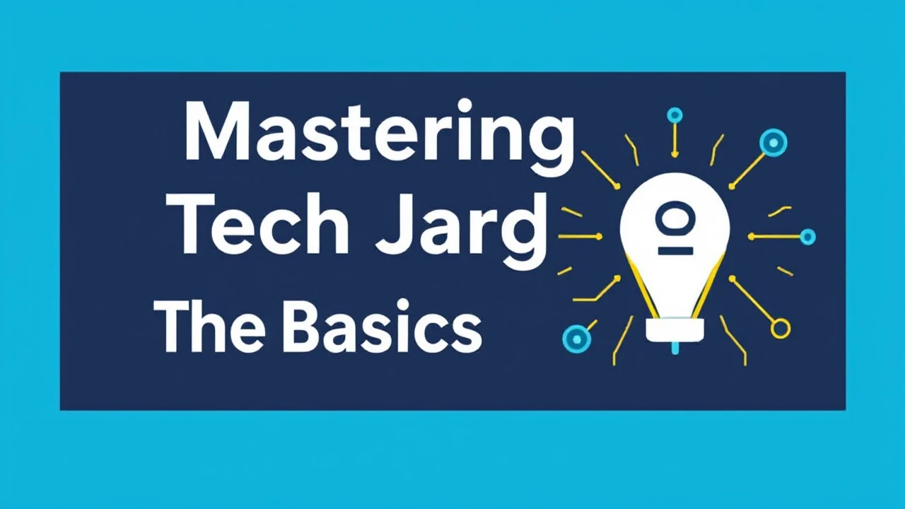 Mastering Tech Jargon: The Basics Explained