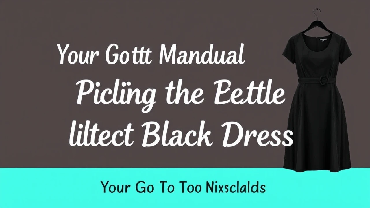 Your Go-To Manual of Picking the Perfect Little Black Dress