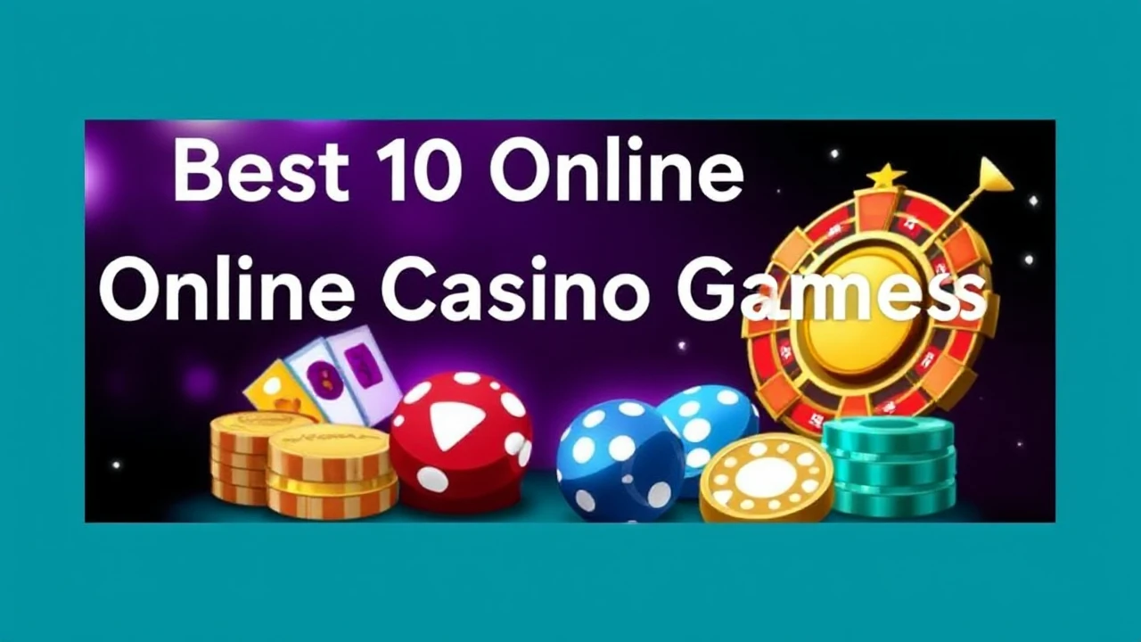 Best 10 Online Casino Games for Beginners to Try Today