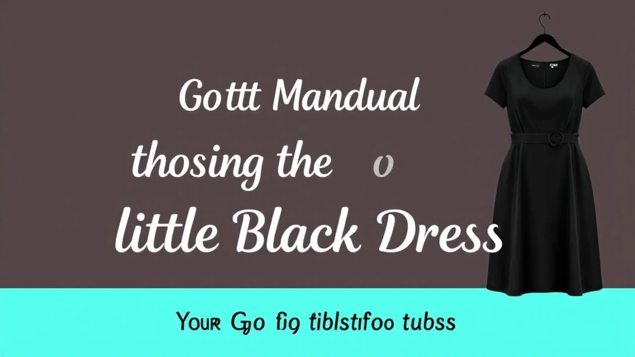 Your Go-To Manual of Choosing the Ultimate Little Black Dress