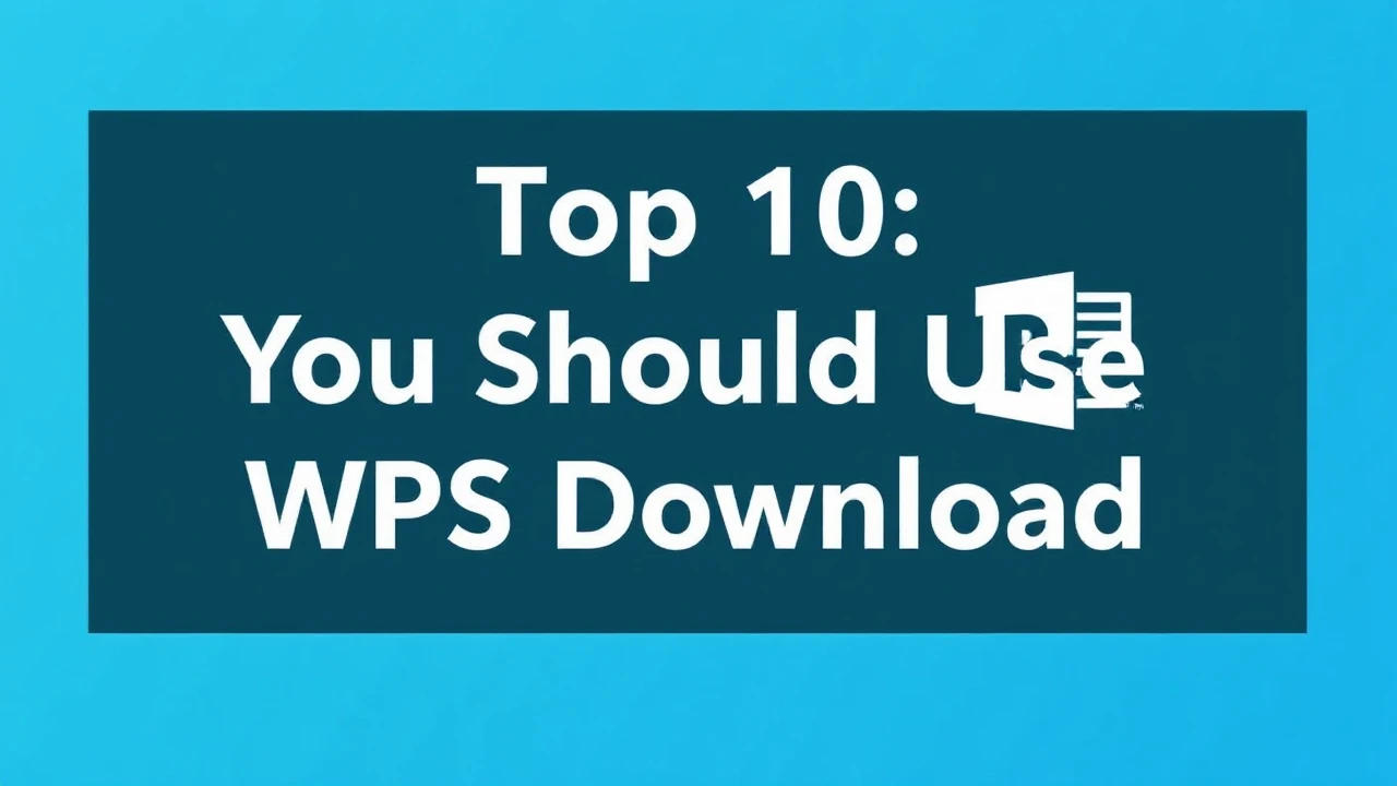Top 10 You Should Use WPS Download