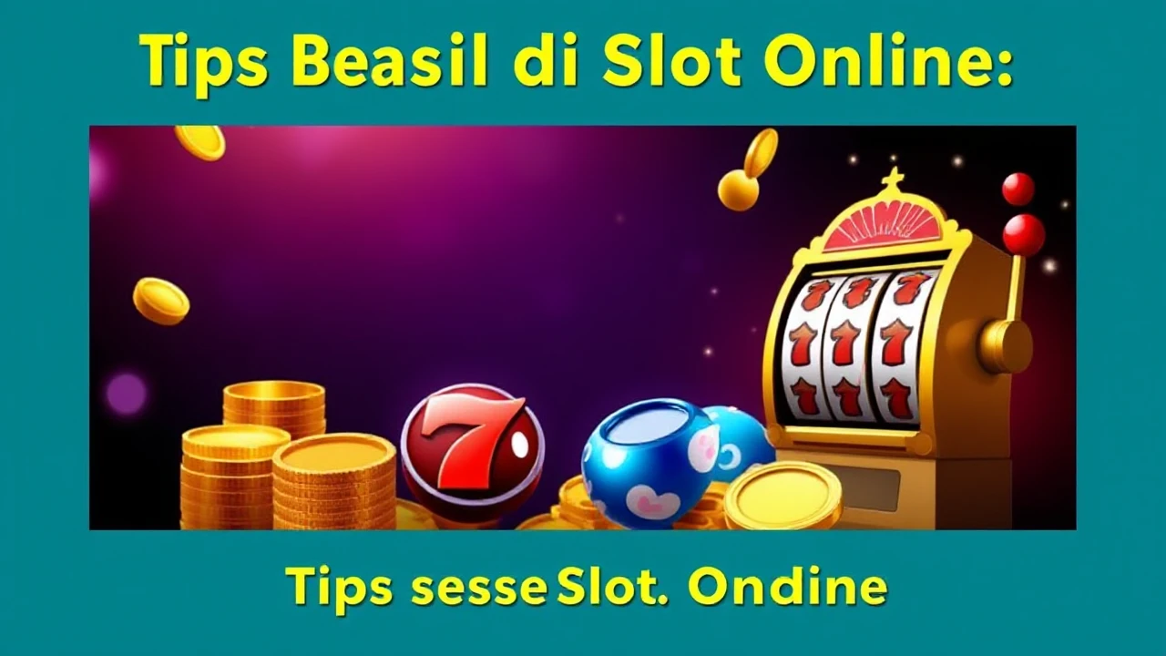 Tips Berhasil di Slot Online: Tips Sukses Jackpot Terbongkar