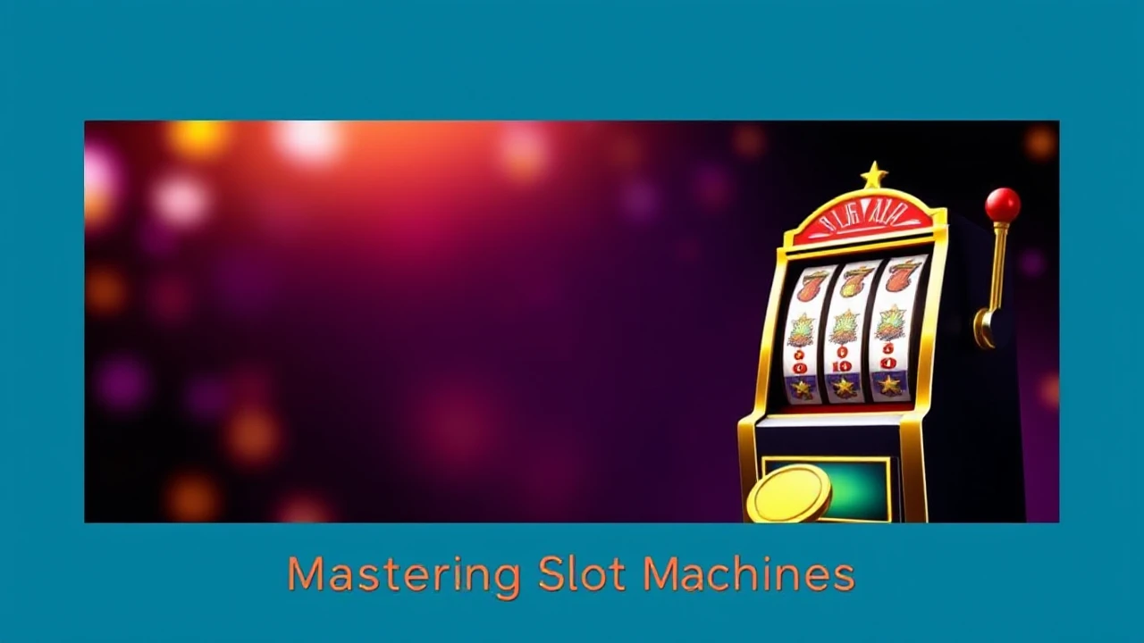 Mastering Slot Machines: Essential Tips for Newbies