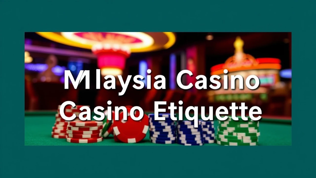 Newbie's Guide to Malaysia Casino Etiquette