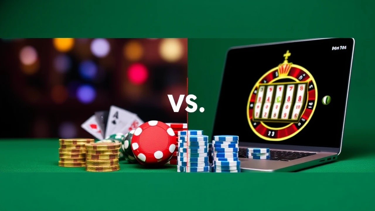 Casino vs. Online Gambling: Comparing the Pros and Cons Side by Side
