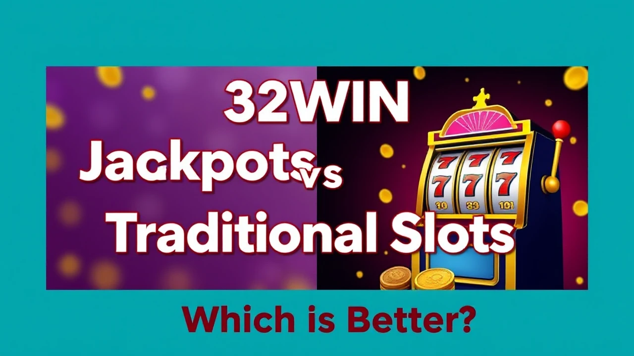 32WIN Jackpots vs Traditional Slots: Which Is Better?