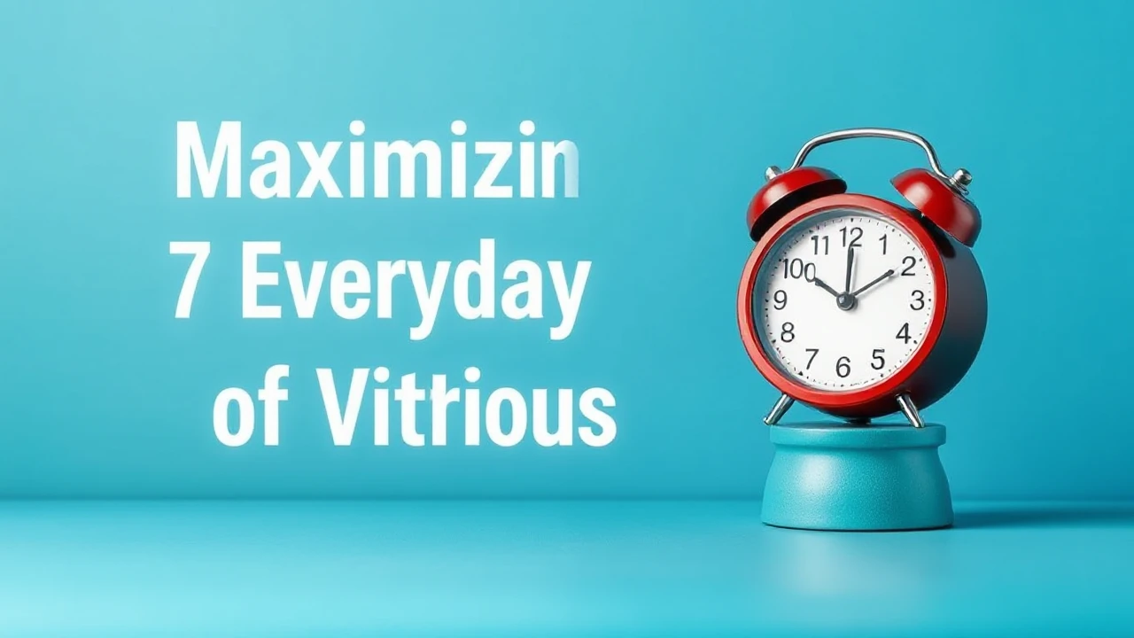 Maximizing Efficiency: 7 Everyday Habits of Victorious People