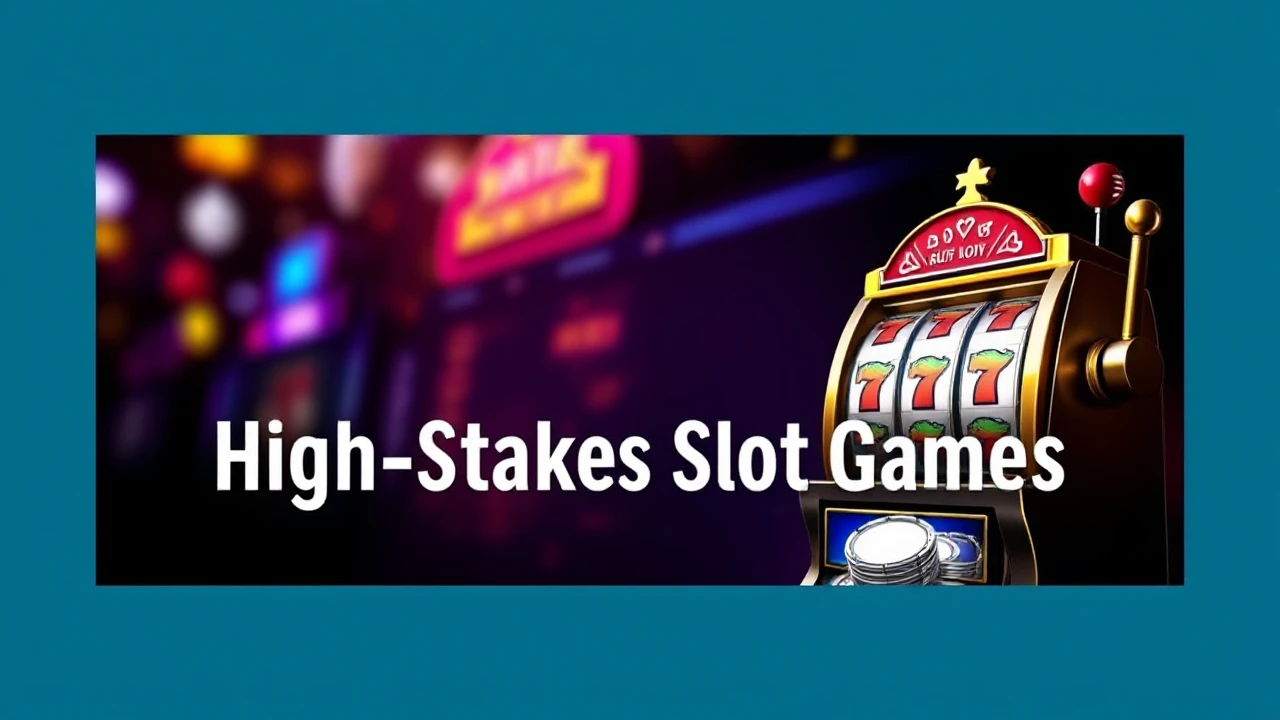 Embracing the Thrill of High-Stakes Slot Games