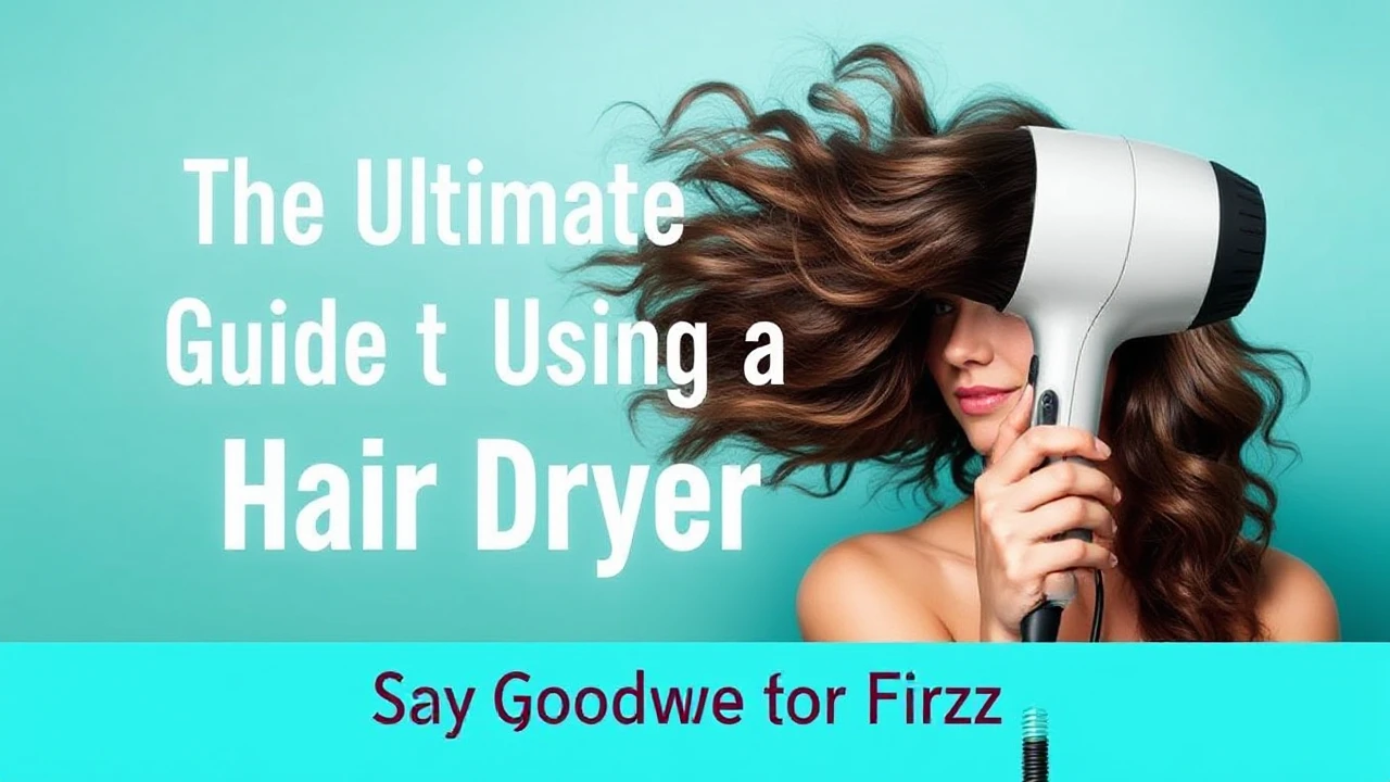 The Ultimate Guide to Using a Hair Dryer: Say Goodbye to Frizz