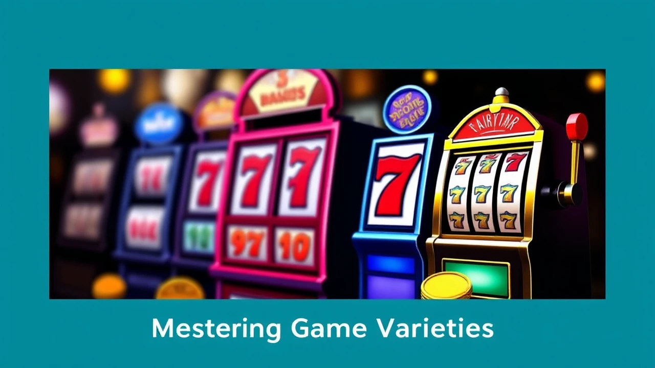 Mastering Slot Game Varieties: All You Need to Know