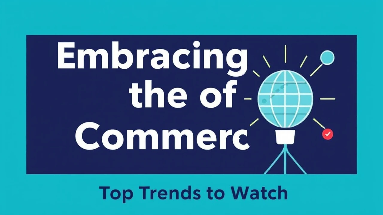 Embracing the of Commerce: Top Trends to Watch