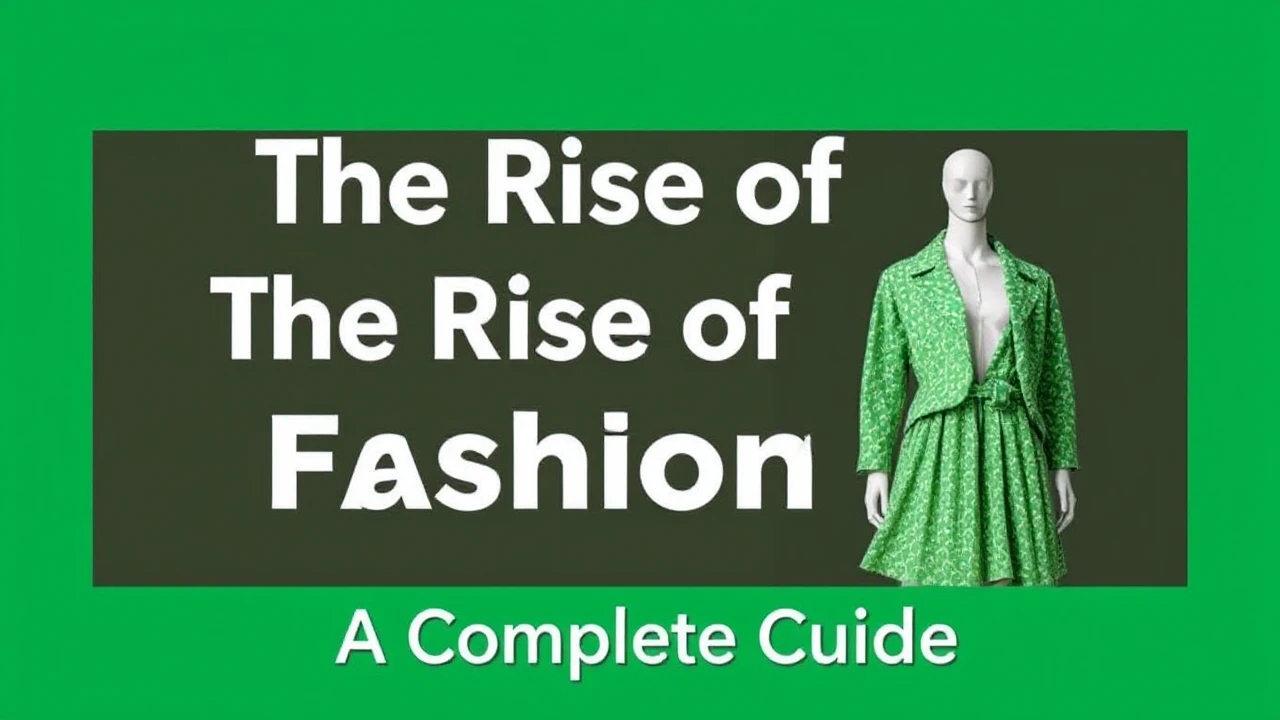 The Rise of Green Fashion: A Complete Guide