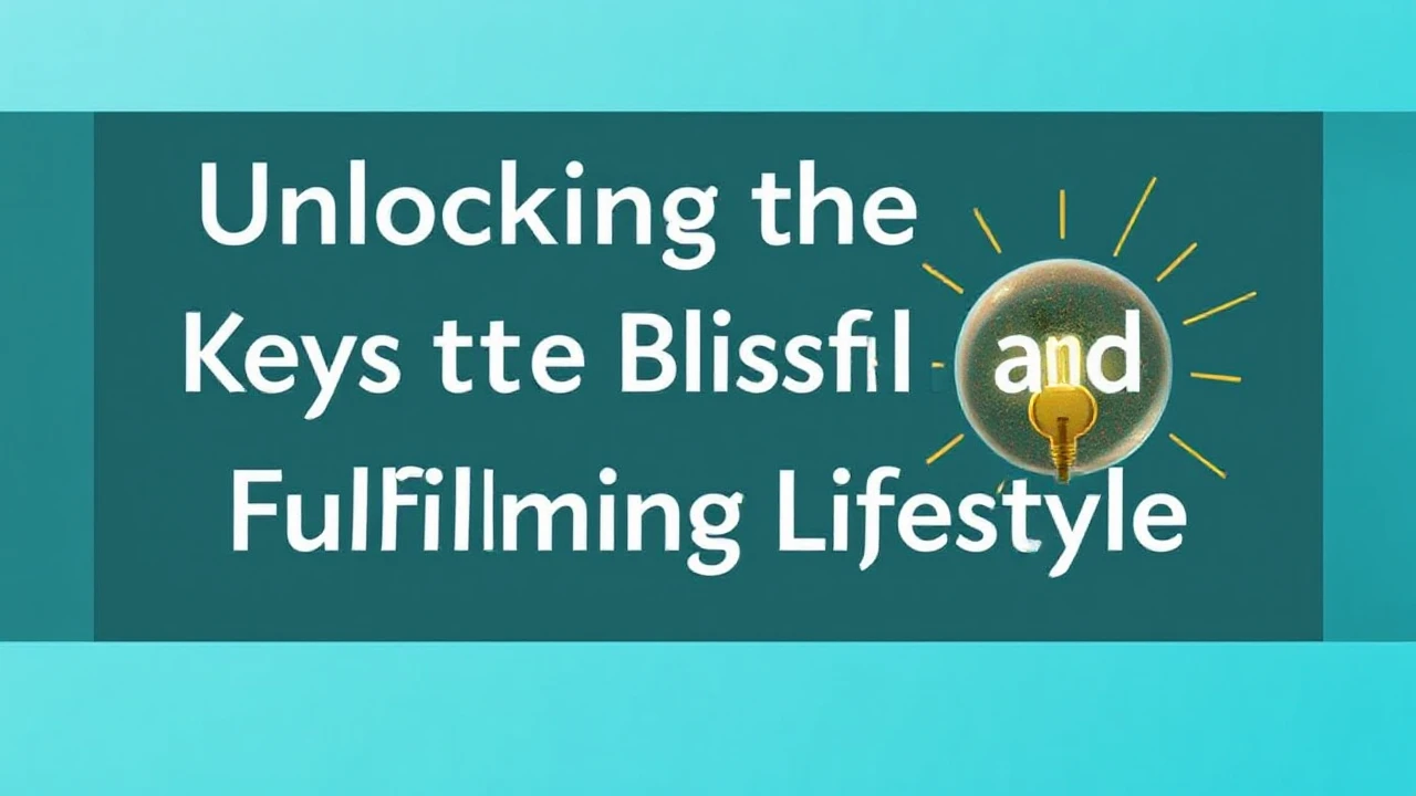 Unlocking the Keys to a Blissful and Fulfilling Lifestyle