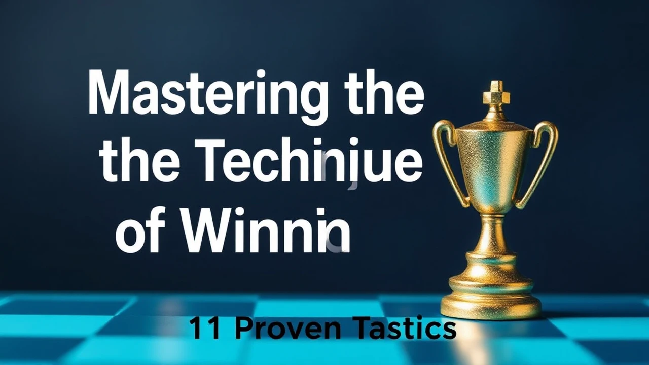 Mastering the Technique of Winning: 11 Proven Tactics