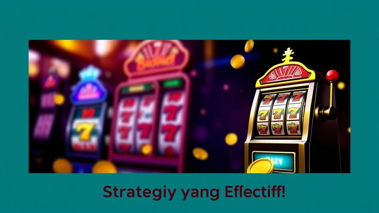 Rahasia Menang Besar di Mesin Slot: Strategi yang Efektif!