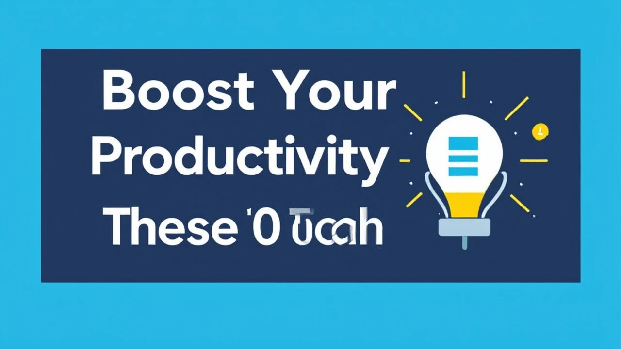 Boost Your Productivity with These 10 Tech Hacks