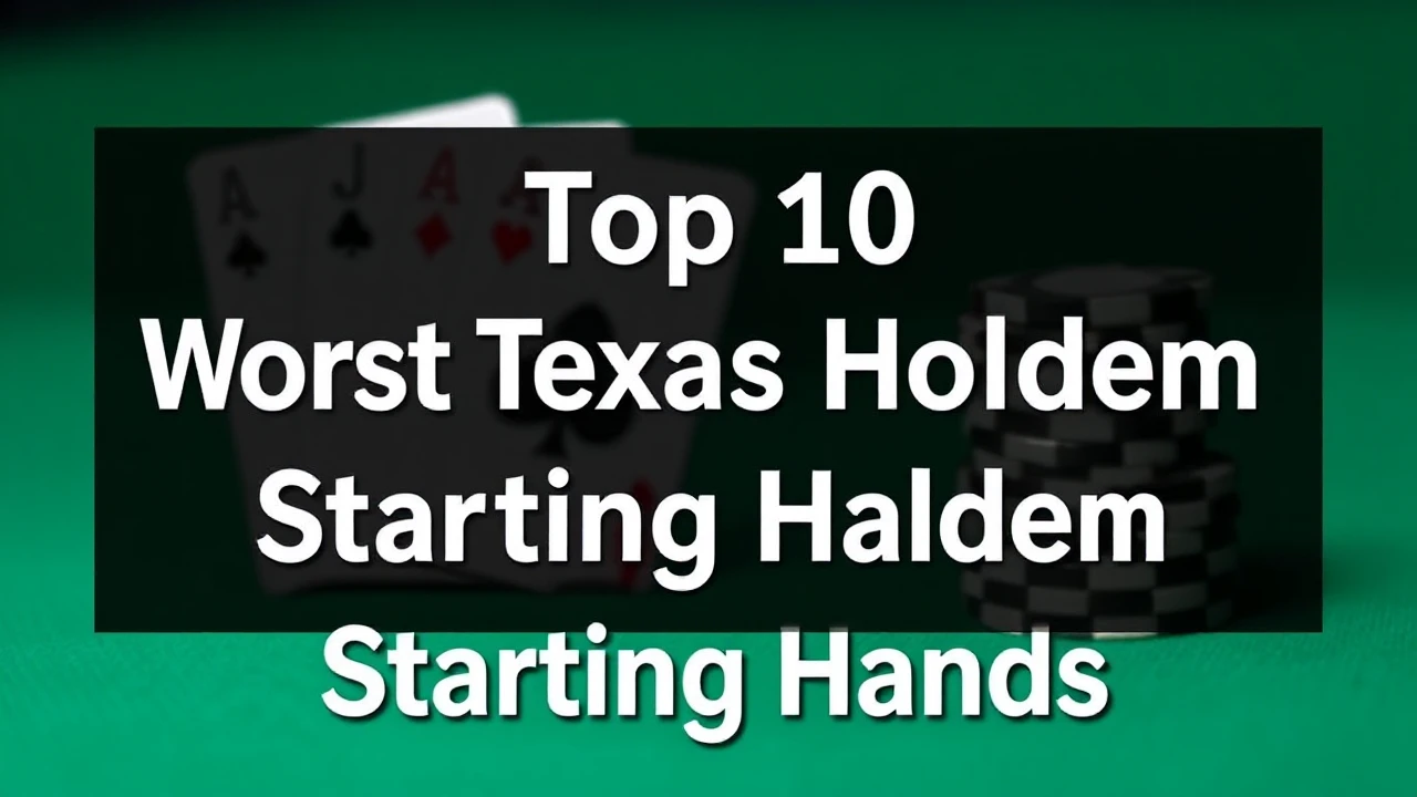 The Top 10 Worst Texas Holdem Starting Hands