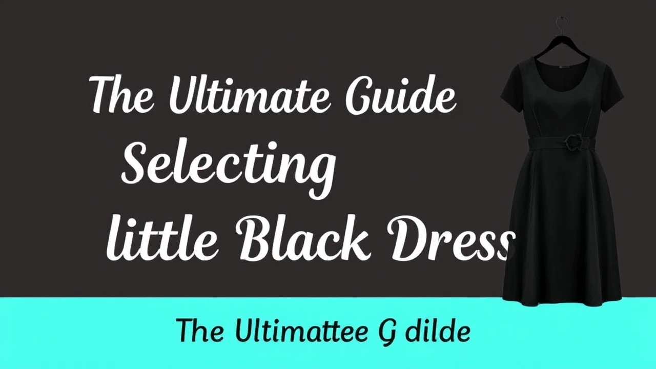 The Ultimate Guide of Selecting the Ultimate Little Black Dress