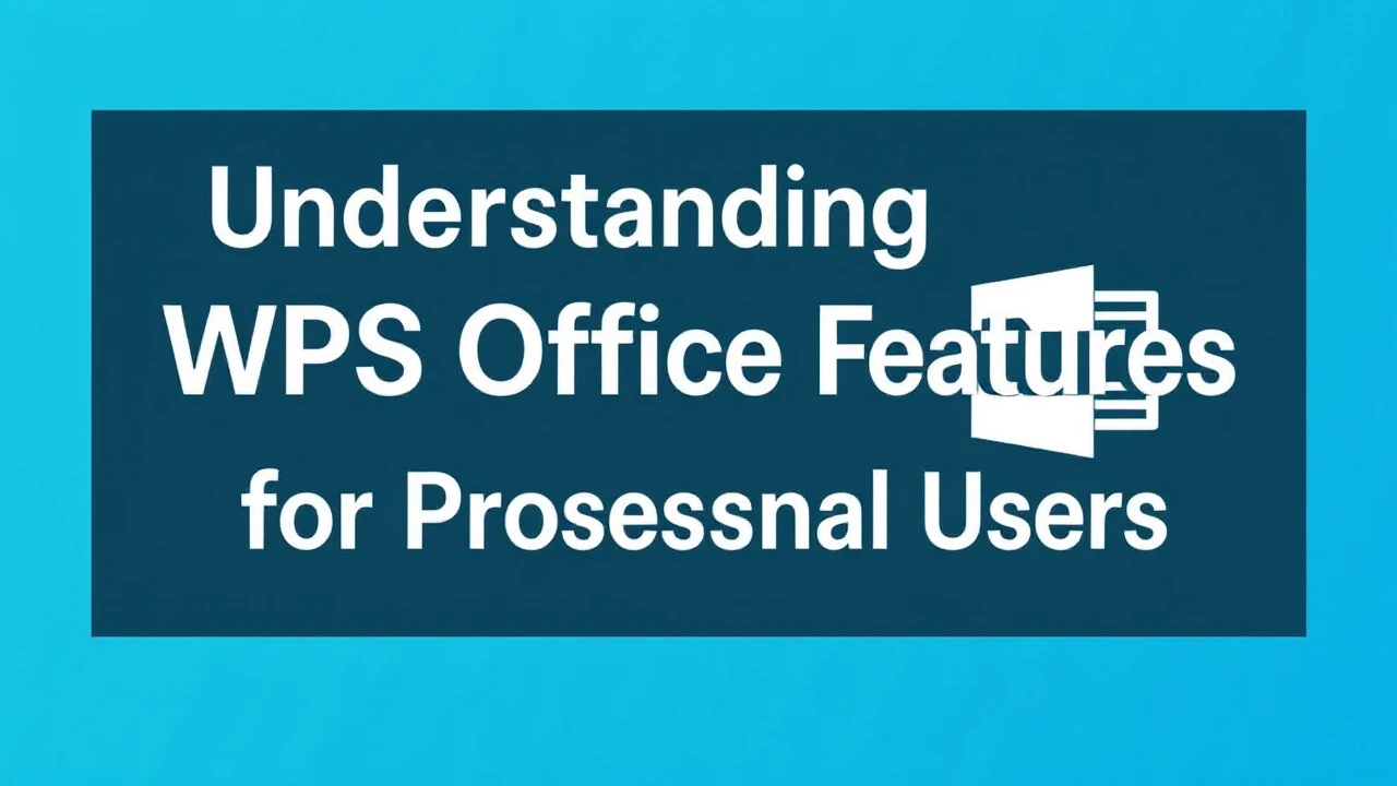 Understanding WPS Office Features's Under-the-Radar Features for Professional Users