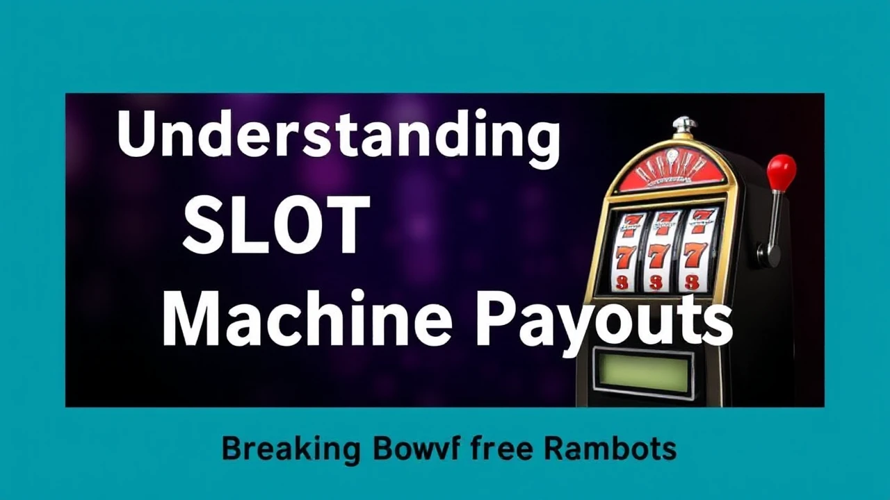 Understanding Slot Machine Payouts: Breaking Down the Numbers