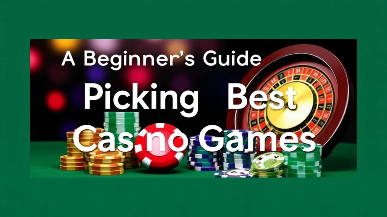 A Beginner's Guide: Picking the Best Casino Games