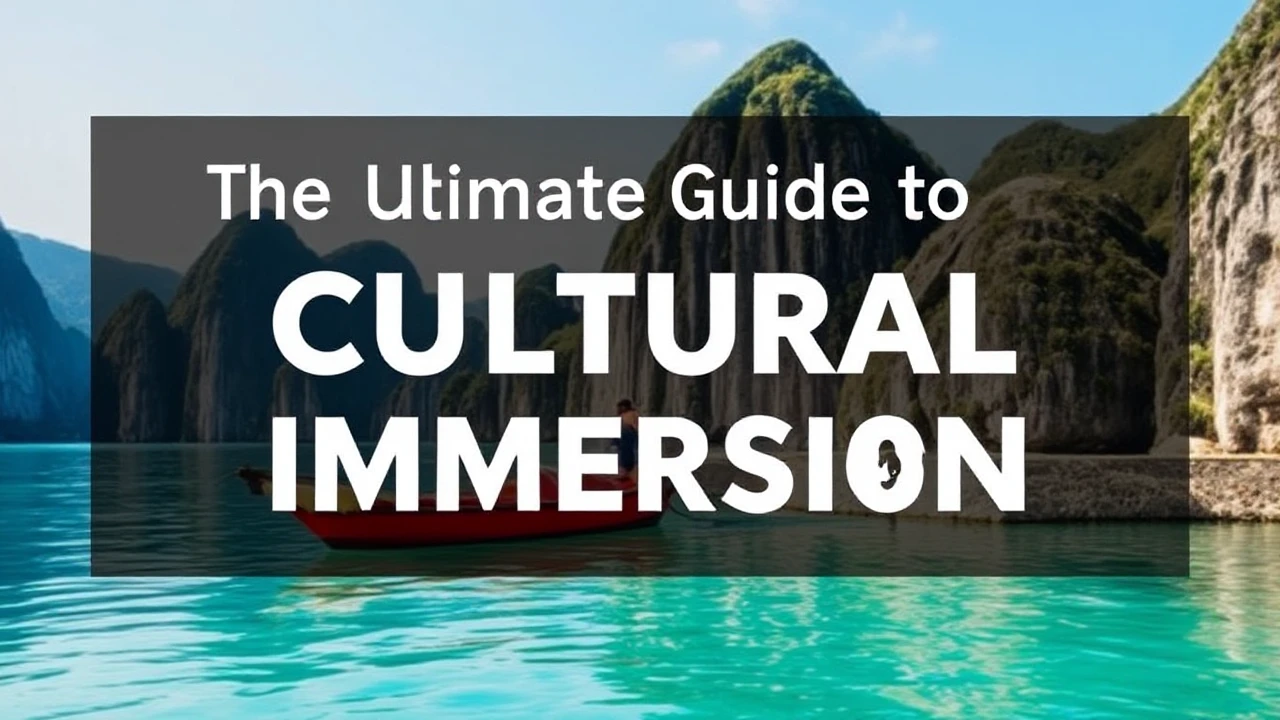 The Ultimate Guide to Cultural Immersion: Embracing Local Traditions While Traveling